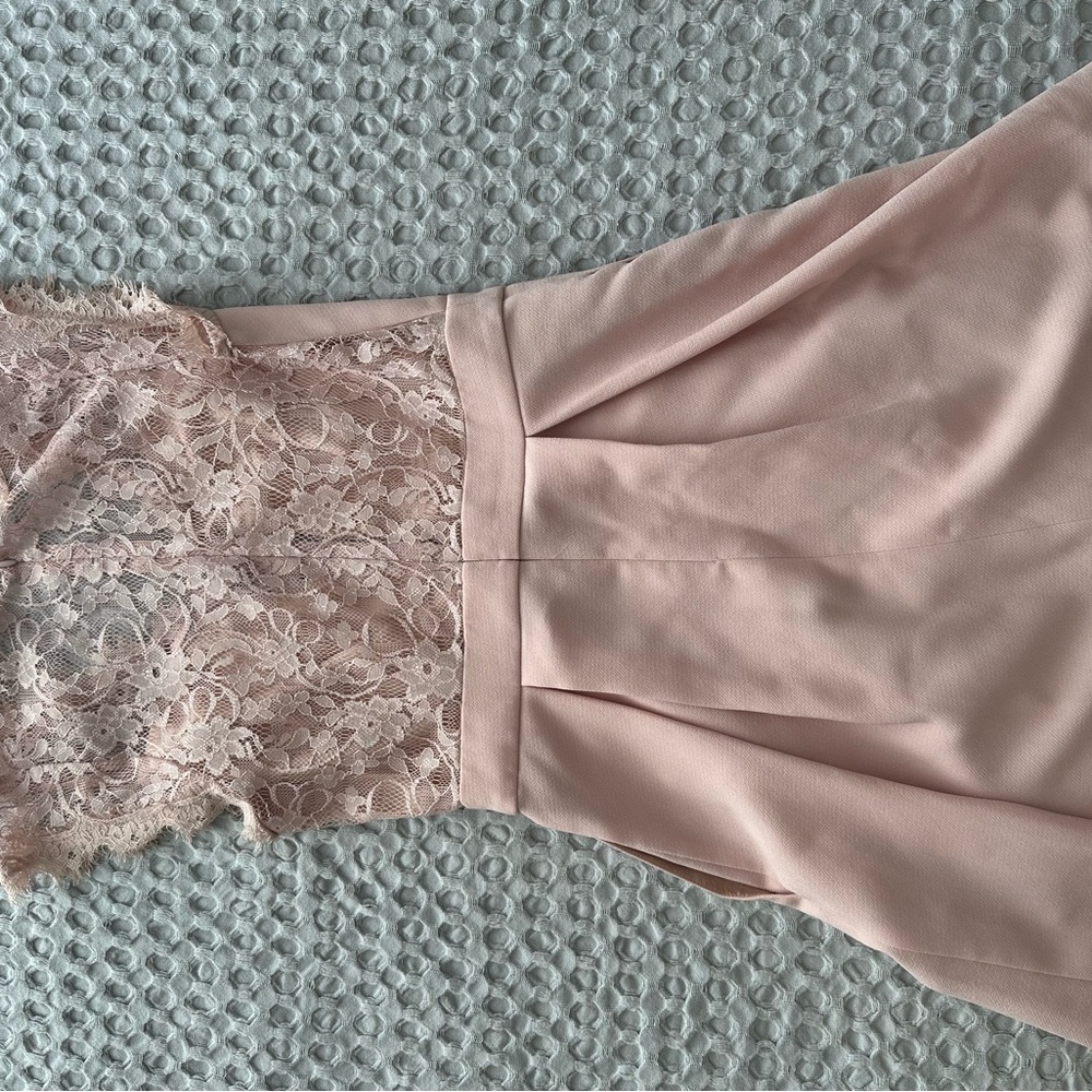 BCBGeneration Blush Lace Overlay - Picture 3 of 6